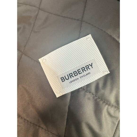 Burberry Women's Tything Diamond Quilted Double Breasted Coat M - Picture 5 of 11